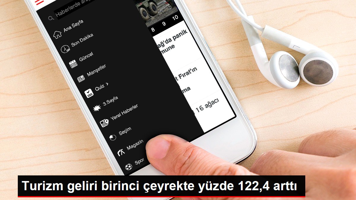 Turizm geliri birinci çeyrekte yüzde 122,4 arttı