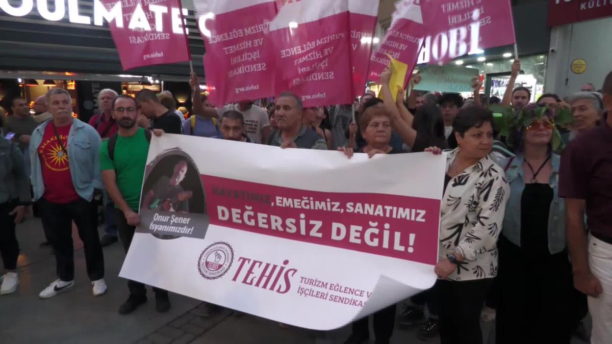 İzmir haberleri! İzmir’de ‘Onur Şener Cinayeti’ Protestosu: “Güvencesiz İş Ortamları Müzisyenlerin Kaderi Olamaz”