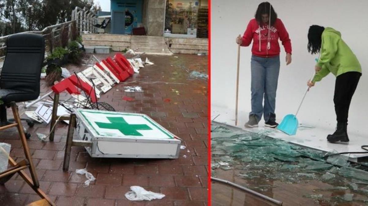 2 gündür etkili olan fırtına ve yağmur Antalya’da hayatı felç etti! Camlar patladı, yollar göle döndü, uçak seferleri aksıyor