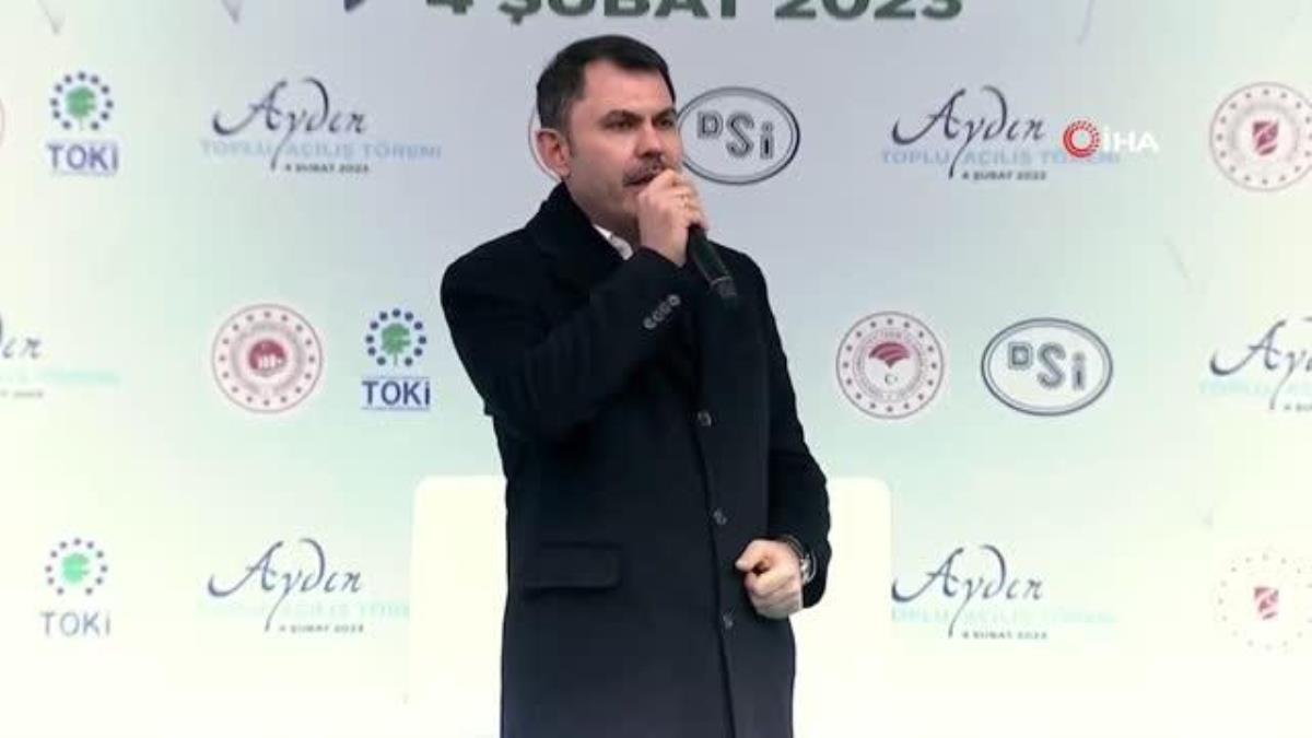 Çevre, Şehircilik ve İklim Değişikliği Bakanı Murat Kurum: “Aydınımızda bugüne kadar dar gelirli 1668 ailemizi yeni sıcak yuvalarına kavuşturduk”