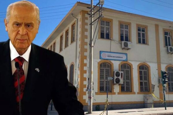 Bahçeli’nin mezun olduğu Osmaniye’deki tarihi okul depremde büyük hasar aldı