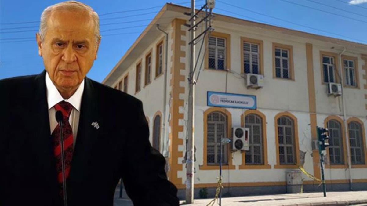 Bahçeli’nin mezun olduğu Osmaniye’deki tarihi okul depremde büyük hasar aldı